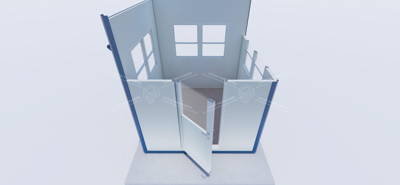210 x 210 Sandwich Panel Cabin