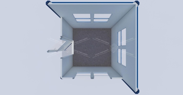 210 x 210 Sandwich Panel Cabin