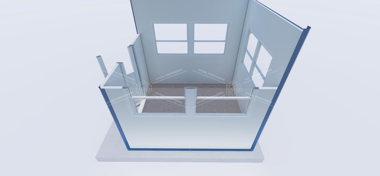 210 x 300 Sandviç Panel Kabin 