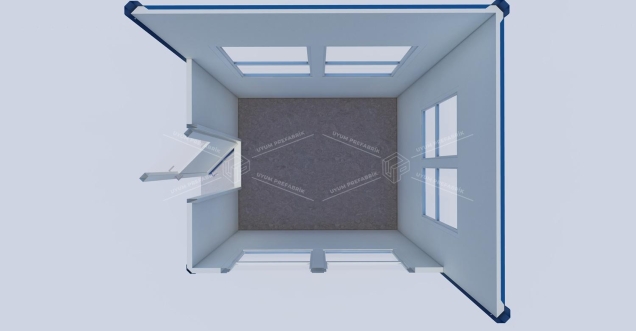 210 x 300 Sandviç Panel Kabin 