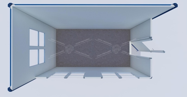 210 x 400 Sandviç Panel Kabin 