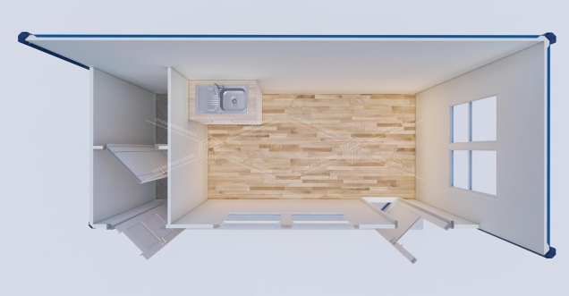 210 x 500 Sandviç Panel Kabin 