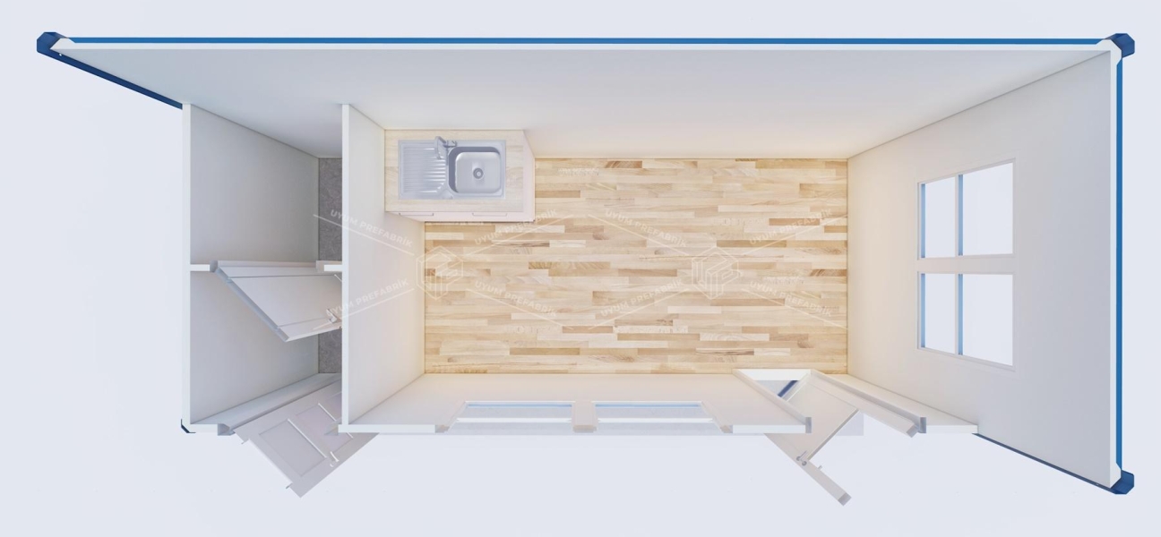 210 x 500 Sandwich Panel Cabin