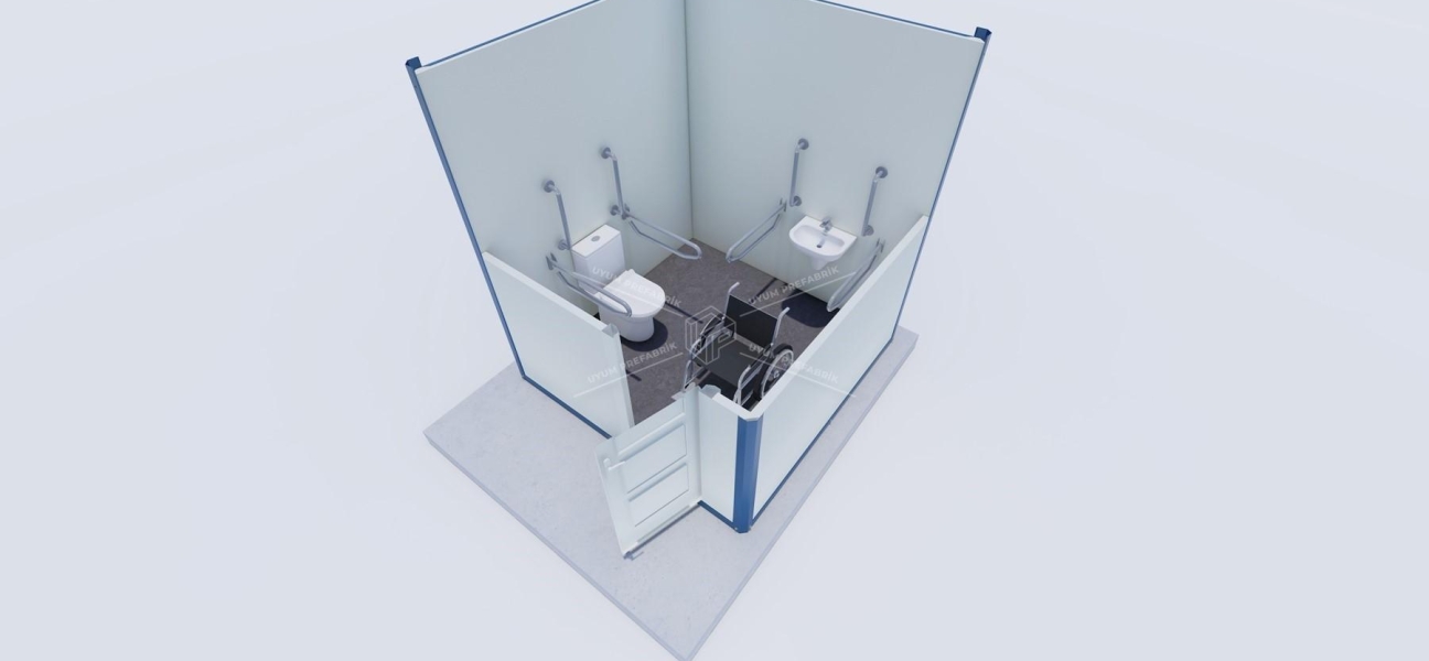 210x210 Panel Cabin WC-Shower
