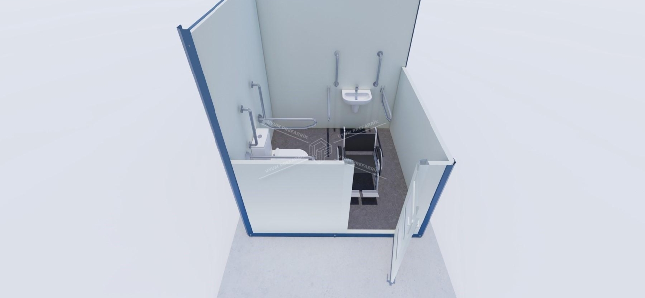 210x210 Panel Kabin WC-Duş  210x210 Panel Kabin WC-Duş