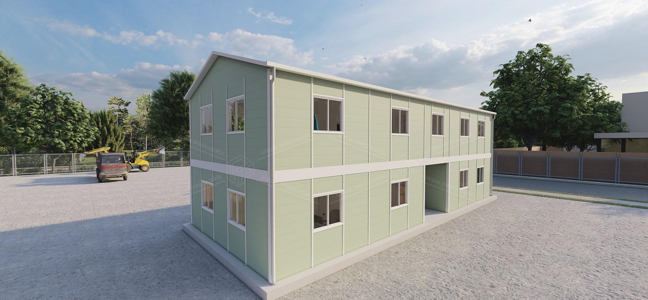 212m² Prefabricated Office Building