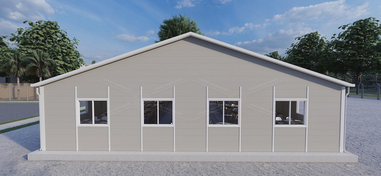 217m² Prefabricated Dining Hall Building