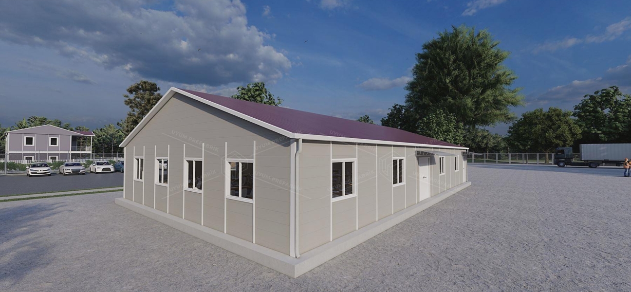 217m² Prefabricated Dining Hall Building