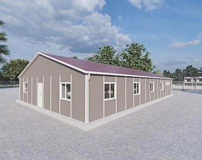 218m² Prefabrik Yatakhane Binası 218m² Prefabrik Yatakhane Binası