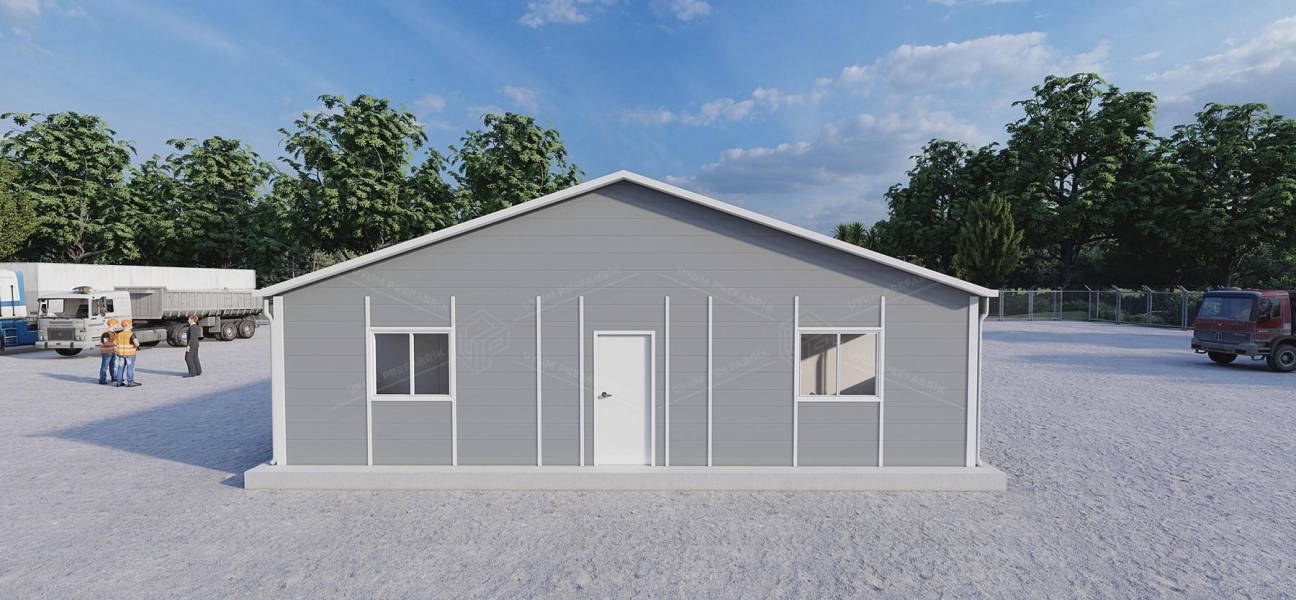 232m² Prefabrik Yatakhane Binası (Wc-Duş Ayrı) 232m² Prefabrik Yatakhane Binası (Wc-Duş Ayrı)