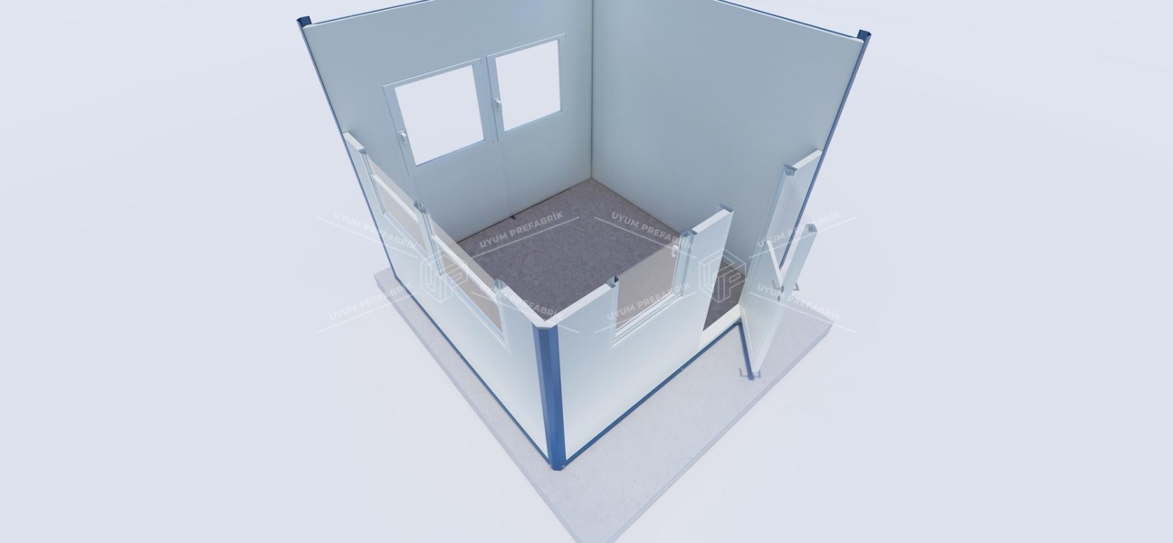 260 x 260 Sandwich Panel Cabin