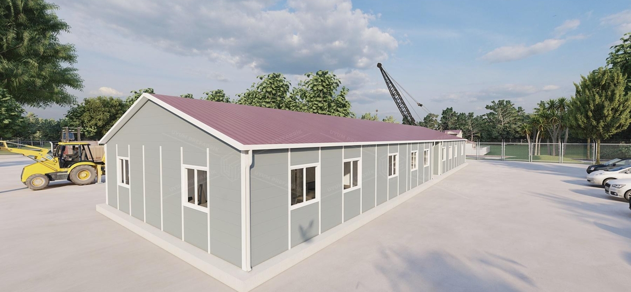 266m² Prefabrik Ofis Binası