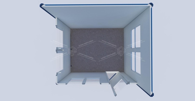 300 x 250 Sandviç Panel Kabin 