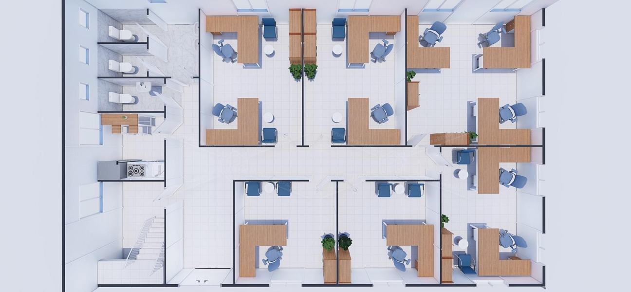 334m² Prefabrik Ofis Binası