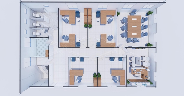 334m² Prefabrik Ofis Binası
