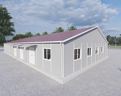 337m² Prefabrik Yemekhane Binası