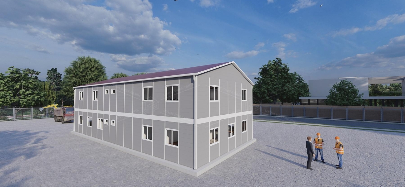 340m² Prefabricated Office Building