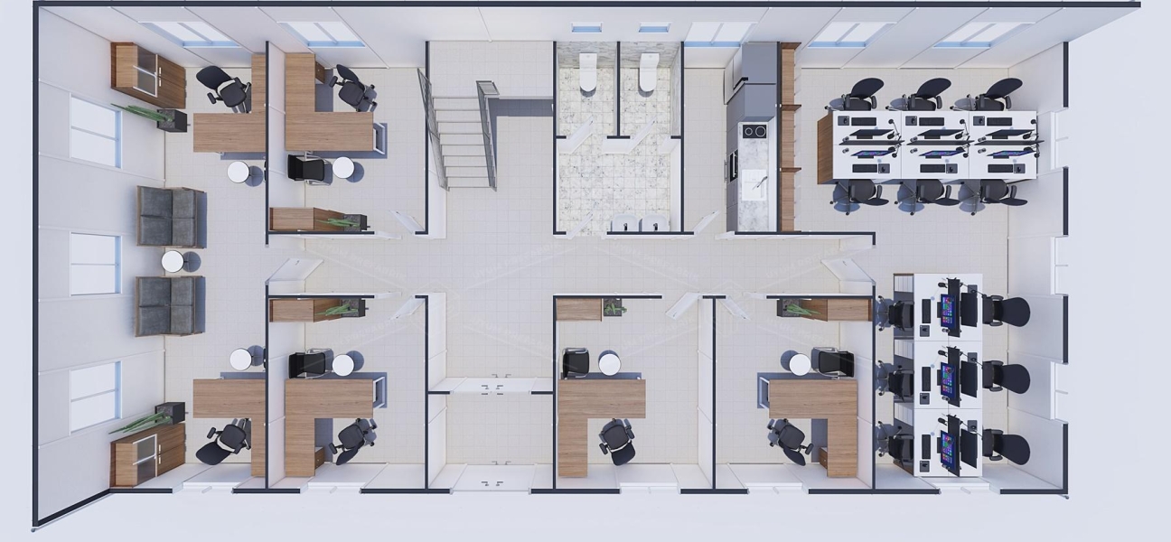 340m² Prefabricated Office Building