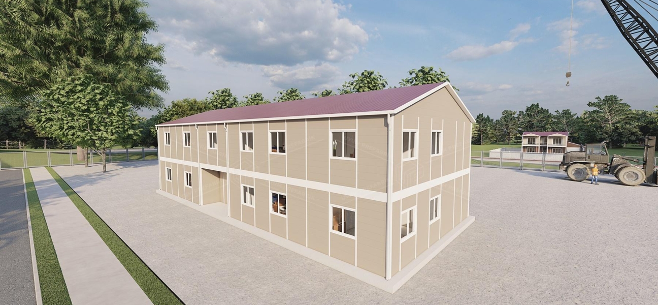 385m² Prefabricated Office Building