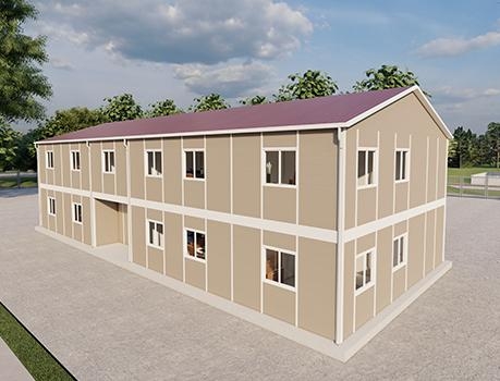 385m² Prefabrik Ofis Binası 385m² Prefabrik Ofis Binası