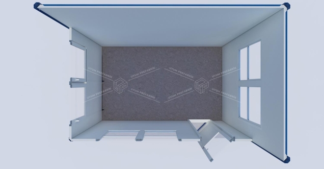 400 x 250 Sandviç Panel Kabin 