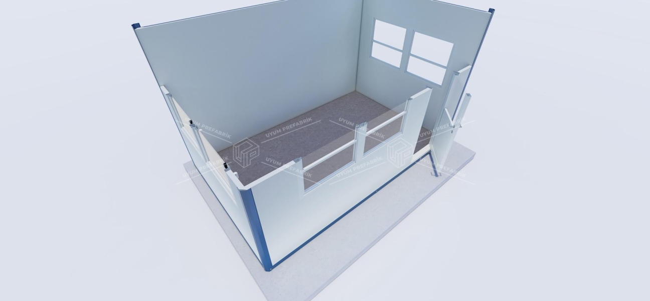 400 x 250 Sandwich Panel Cabin