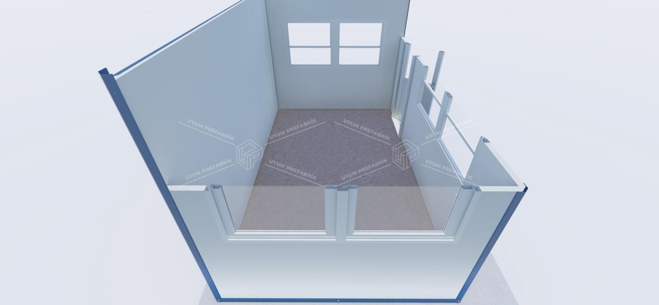 400 x 250 Sandwich Panel Cabin