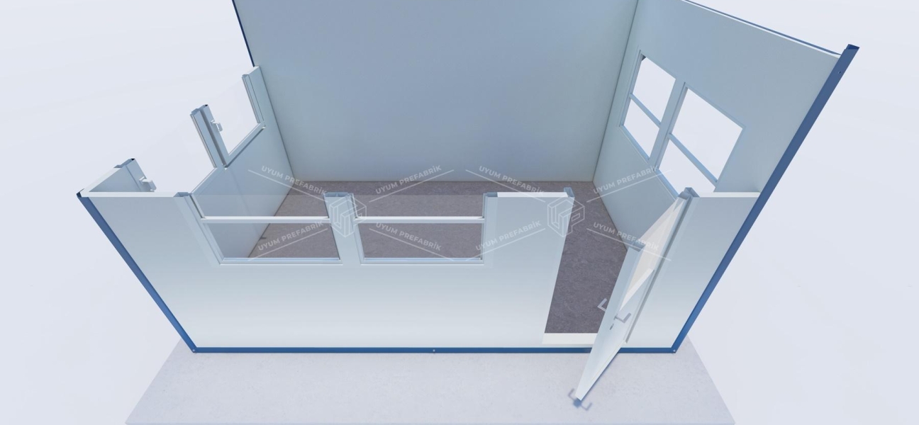 400 x 250 Sandwich Panel Cabin