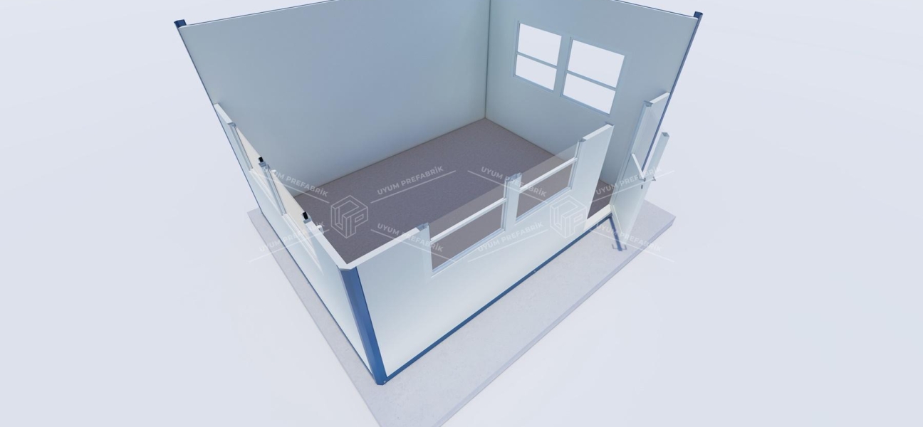 400 x 300 Sandviç Panel Kabin 