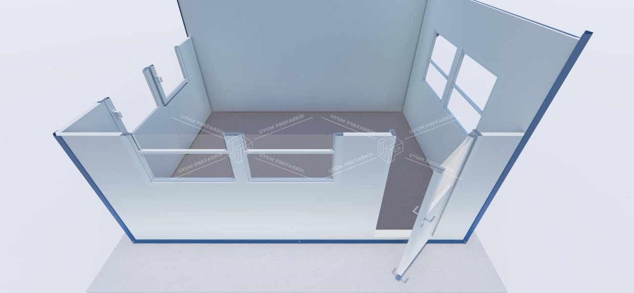 400 x 300 Sandviç Panel Kabin 