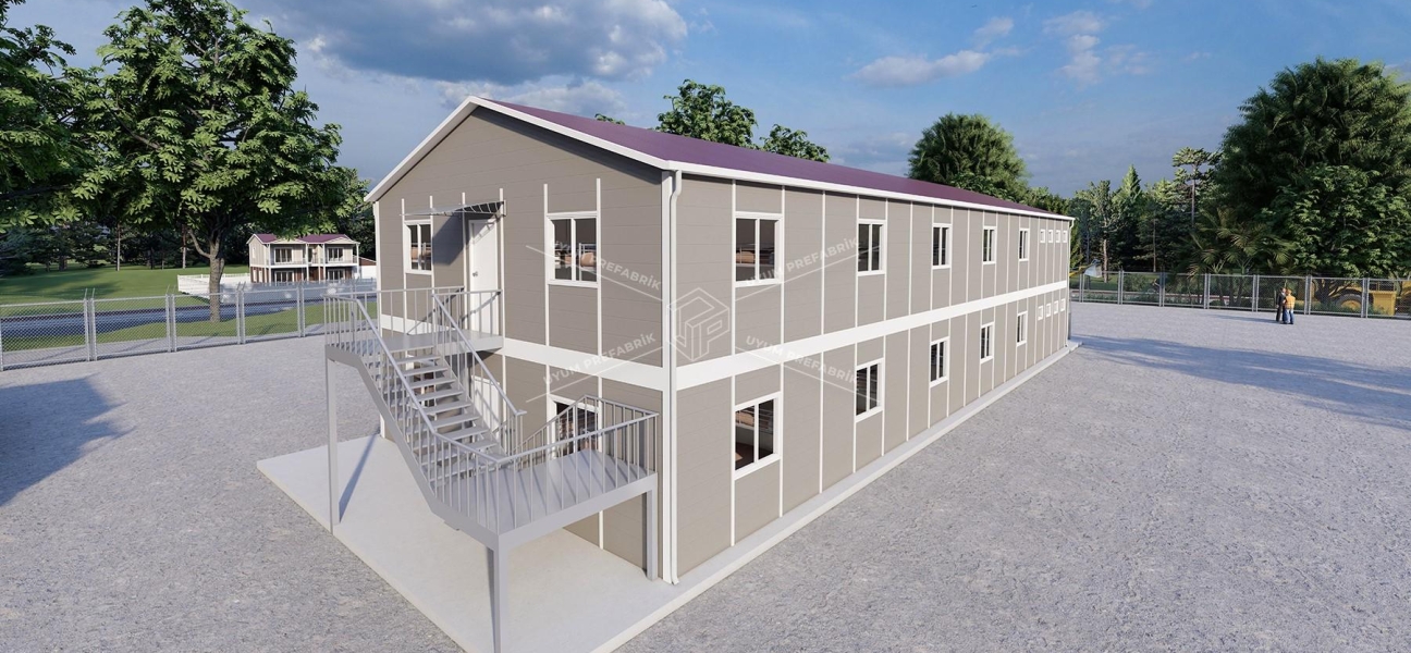 430m² (215+215) Prefabricated Dormitory Building
