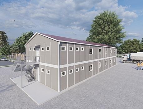 430m² (215+215) Prefabricated Dormitory Building