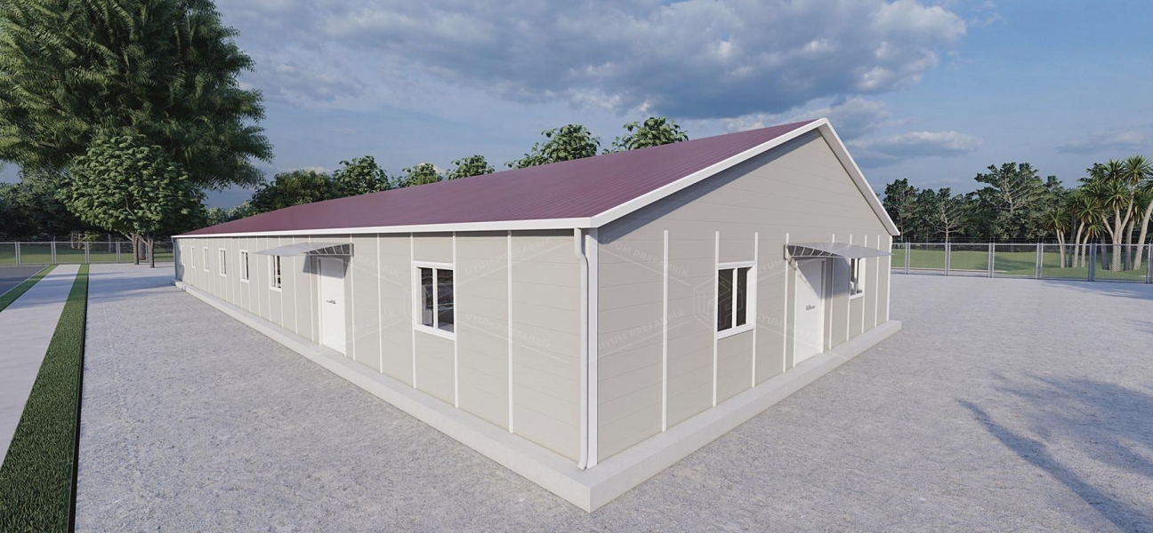 433m² Prefabricated Dining Hall Building