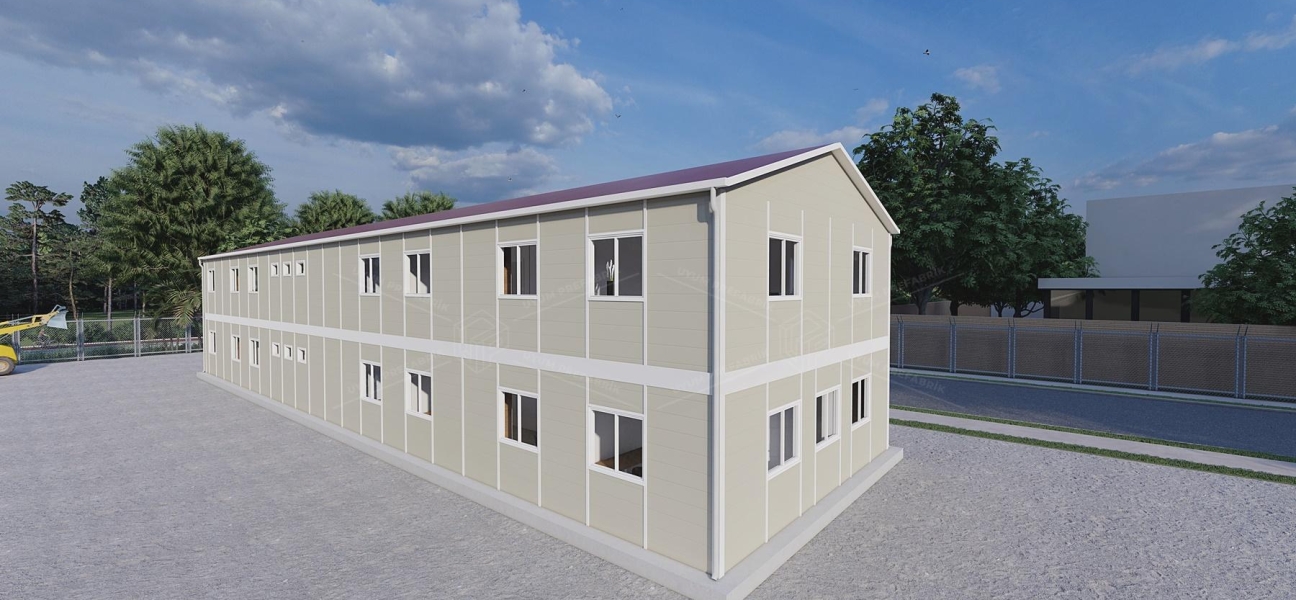 440m² Prefabrik Ofis Binası