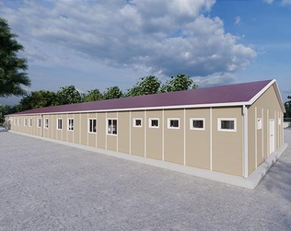 450m² Prefabrik Yatakhane Binası 450m² Prefabrik Yatakhane Binası