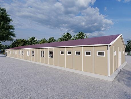 450m² Prefabrik Yatakhane Binası 450m² Prefabrik Yatakhane Binası