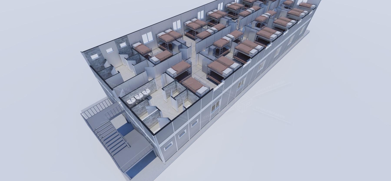 475m² (237,5+237,5) Yatakhane Binası 475m² (237,5+237,5) Yatakhane Binası