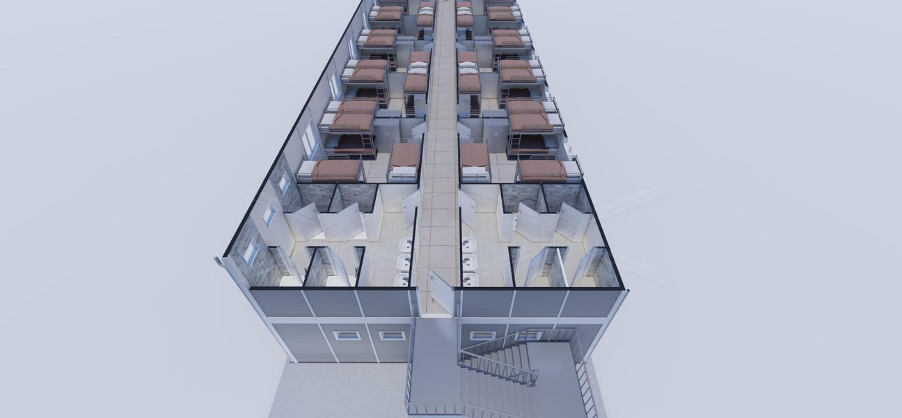 475m² (237,5+237,5) Yatakhane Binası 475m² (237,5+237,5) Yatakhane Binası