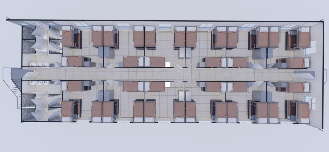 475m² (237,5+237,5) Yatakhane Binası 475m² (237,5+237,5) Yatakhane Binası