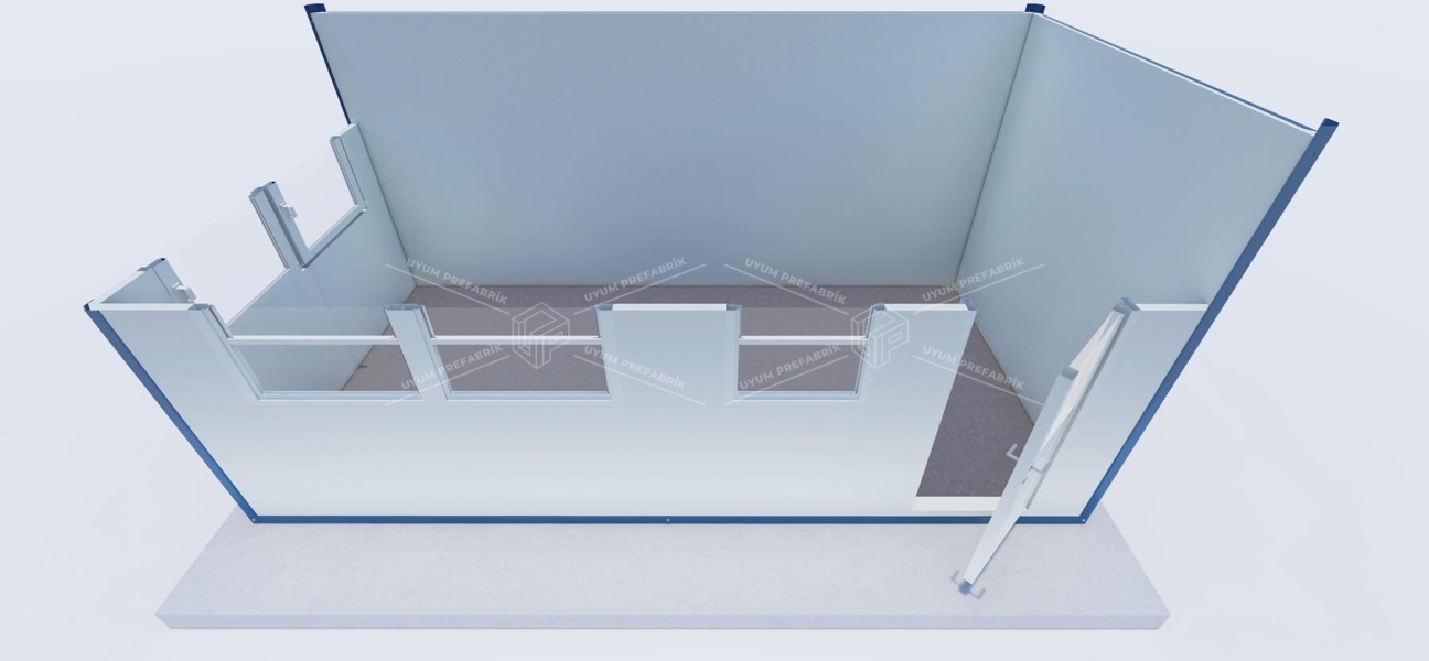 500 x 250 Sandwich Panel Cabin