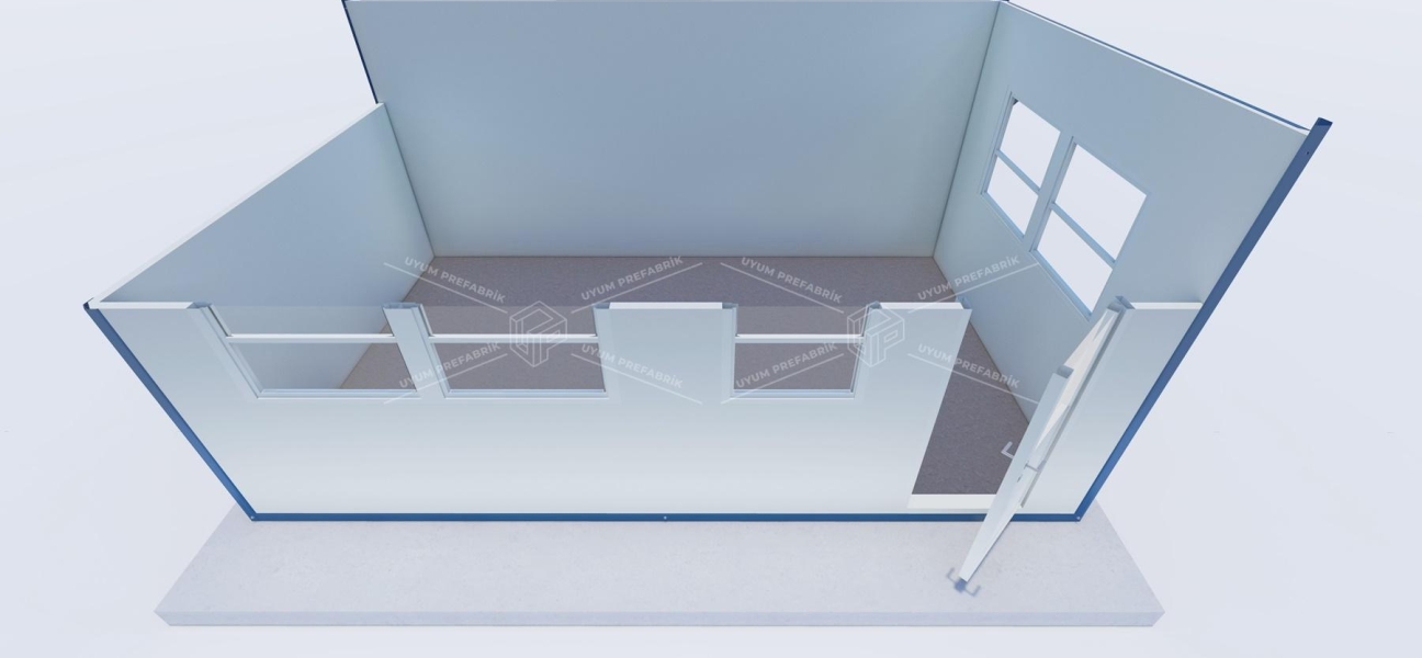 500 x 300 Sandviç Panel Kabin 