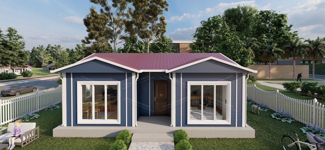 52m² Tek Katlı Prefabrik Ev