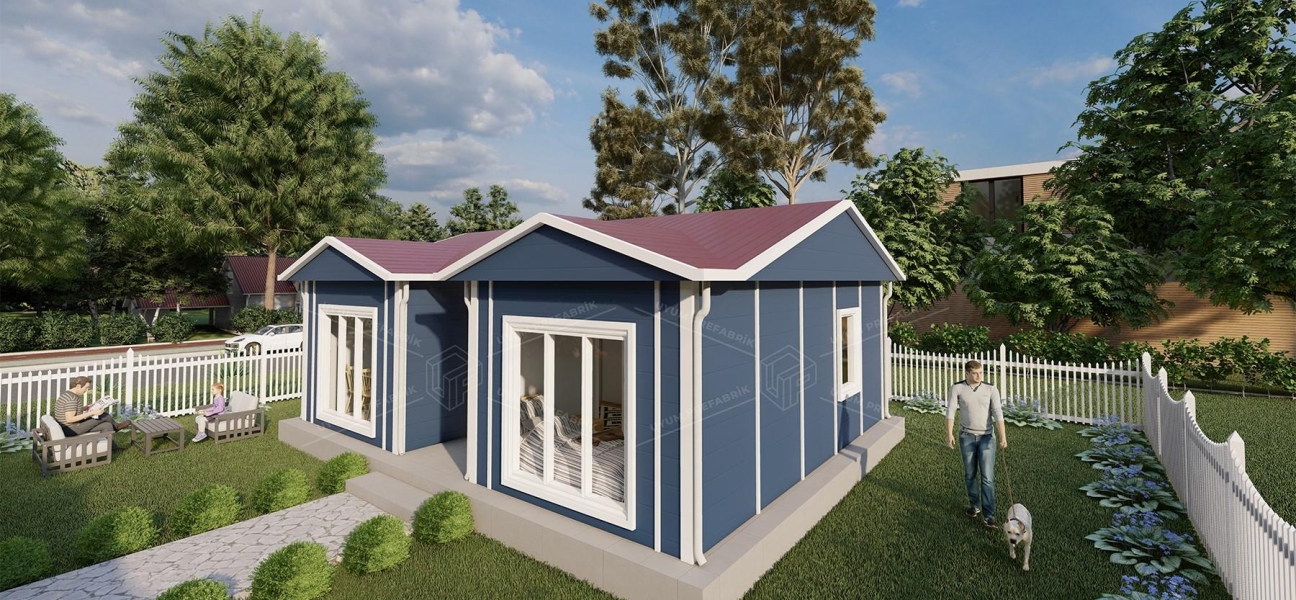 52m² Tek Katlı Prefabrik Ev
