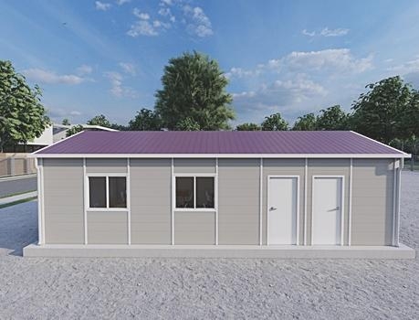 53m² Prefabrik Yemekhane Binası 53m² Prefabrik Yemekhane Binası