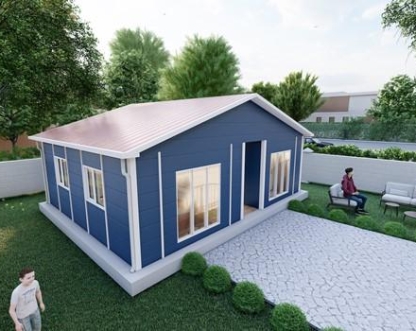 53m² Sevindik Tek Katlı Prefabrik Ev 