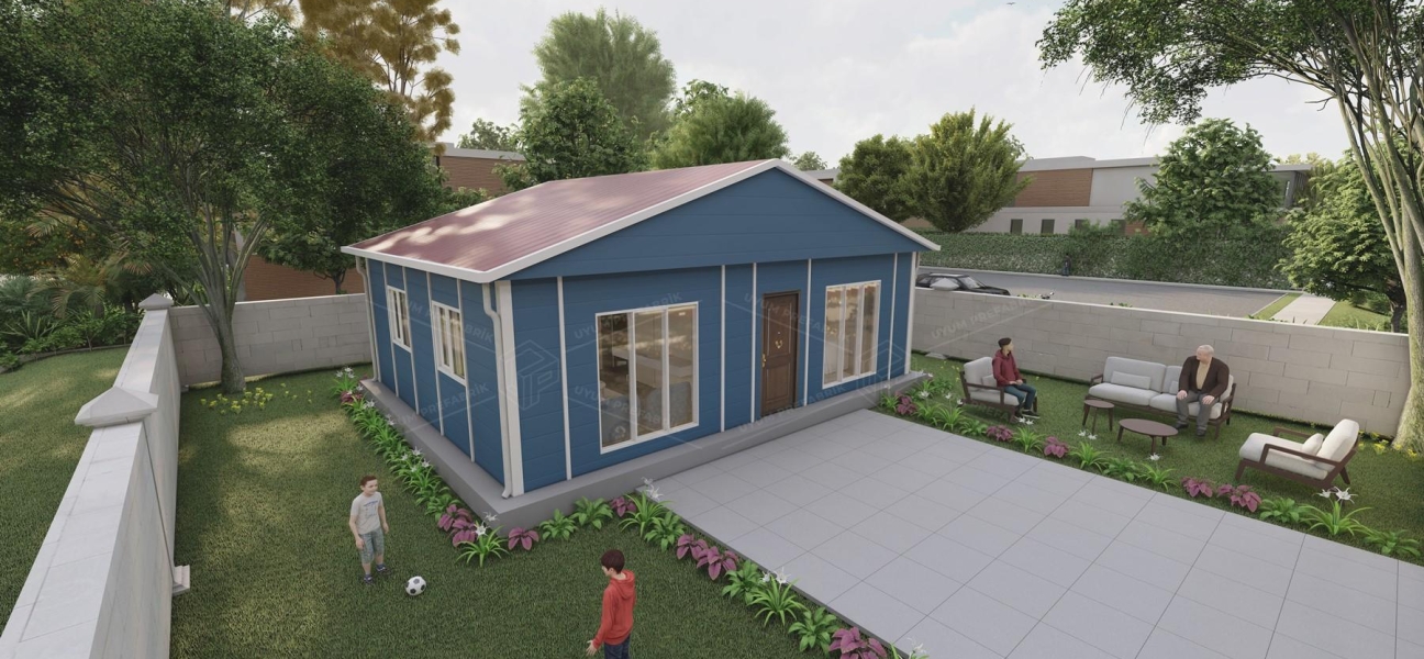 53m² Tek Katlı Prefabrik Konut