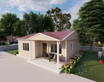 62m² Kartepe Tek Katlı Prefabrik Ev 