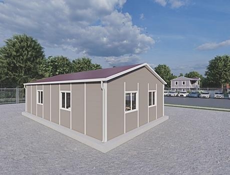 65m² Prefabrik Yemekhane Binası 65m² Prefabrik Yemekhane Binası