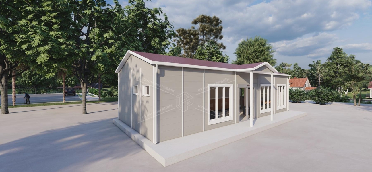 66m² Prefabricated Bank Building