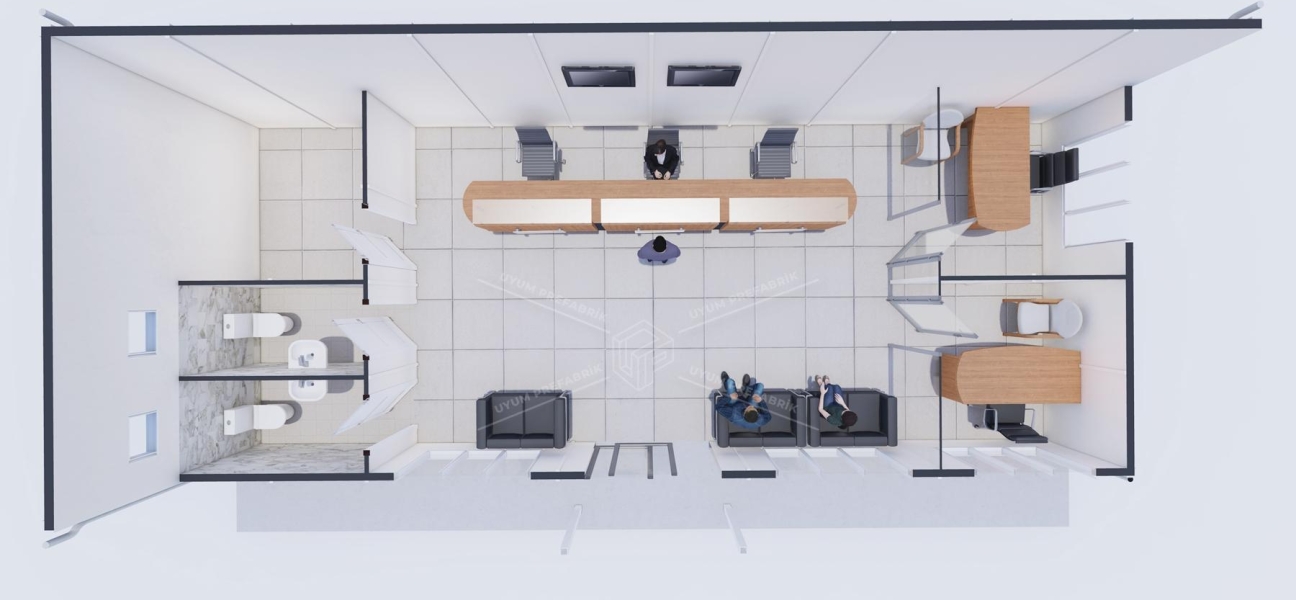 66m² Prefabricated Bank Building